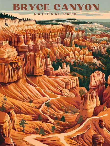 Impression d'art Majestic Bryce Canyon par Robert Swaine