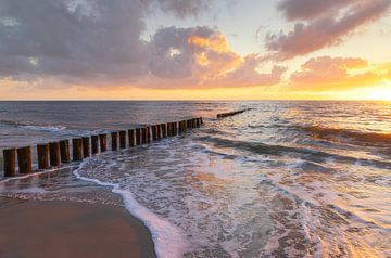 Sonnenuntergang Ameland (Niederlande) von Marcel Kerdijk