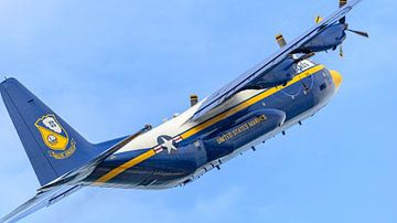 Blue Angels Lockheed C-130T Hercules Fat Albert. by Jaap van den Berg