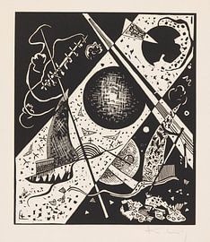 kleine werelden, Kleine Welten VI, WASSILY KANDINSKY, 1922 van Atelier Liesjes