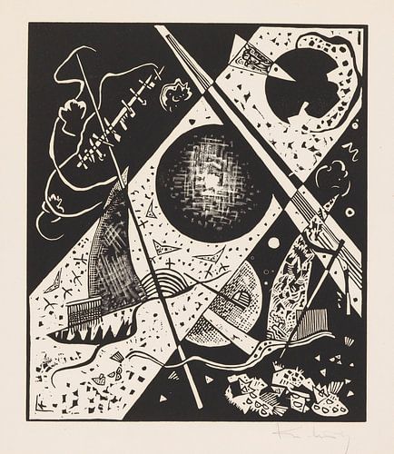 kleine werelden, Kleine Welten VI, WASSILY KANDINSKY, 1922
