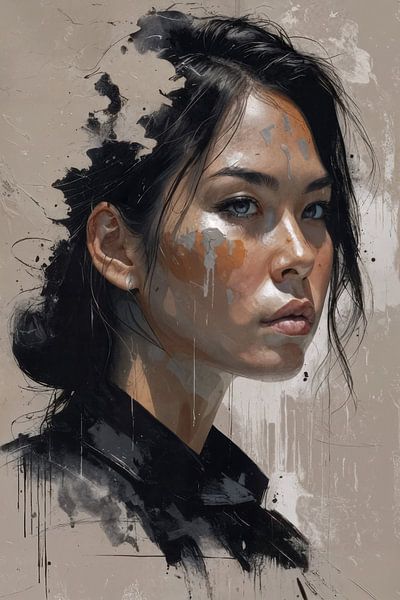 Eine junge asiatische Frau von Ljupka Kareska