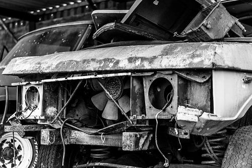 Land Rover on the scrap heap