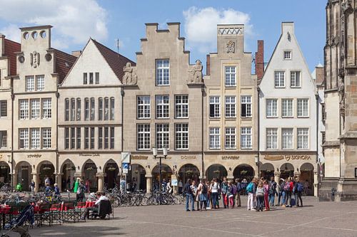 Prinzipalmarkt, Giebelhäuser, Münster, Stadt, Westfalen