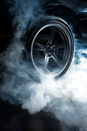 Smoking tyres and adrenaline by Poster Art Shop