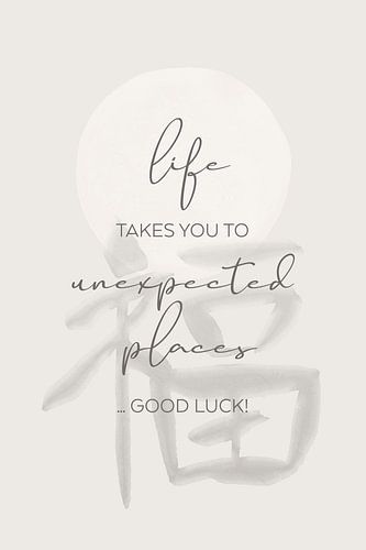 Veel geluk - Japandi Stijl