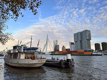 Skyline vanaf de Willemskade, Rotterdam
