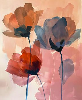 Abstract Kleurrijke Bloemen