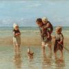 Kinderen der Zee, Jozef Israëls, lichte warme kleuren van Yanuschka | Fotografie Noordwijk