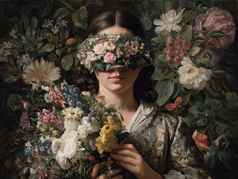 Frau Blumen | Blumenschleier von Blumen Studio