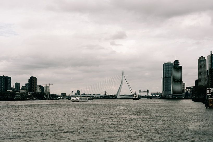 Sky Line von Rotterdam aus von Koen Verburg