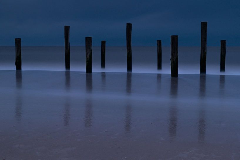 Caps in the blue hour by Ton van den Boogaard