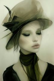 Frau grün von Imagine