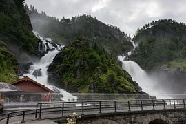 Latefossen waterfall in Norway by Patrick Verhoef