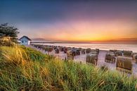 Strand van Scharbeutz bij zonsopgang van Voss fotografie thumbnail
