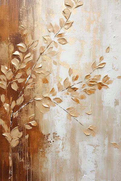 Petites feuilles d'or par Bianca ter Riet