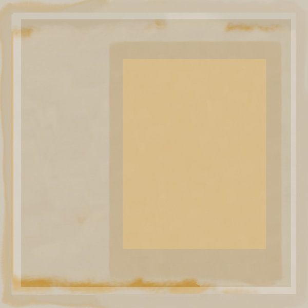 Window to the past. Minimalist modern abstract geometric art in pastels. by Dina Dankers