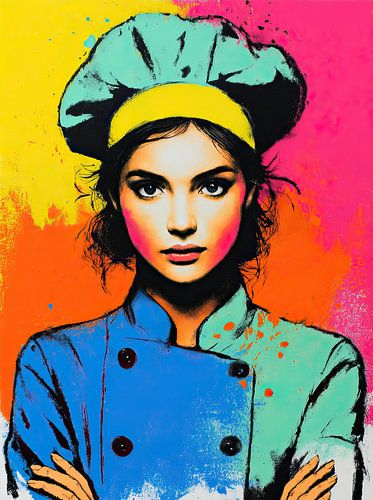 Une cuisine haute en couleur