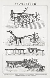 Old engraving Cultivator II by Studio Wunderkammer