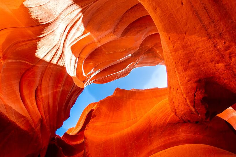 Red orange Antelope Canyon - Arizona landscape photo print - travel photography by LotsofLiekePrints