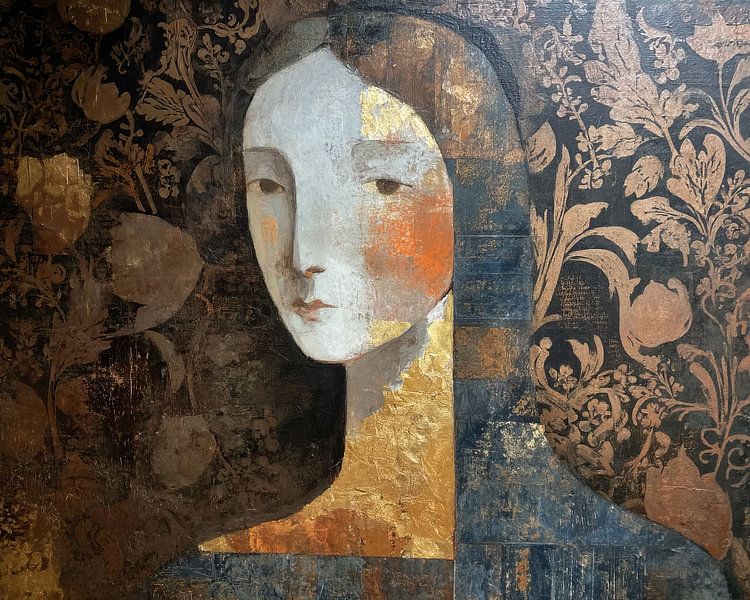 Woman with Golden Shoulder by Art Whims
