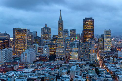 San Francisco Skyline by Peter Schickert