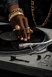 Golden Turntable by VETTORICA