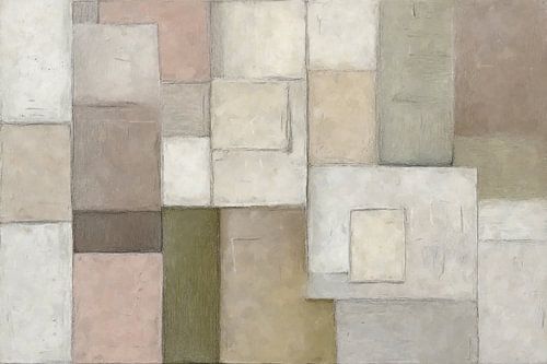 Verweven Stilte | Zandsteen en Mosgroen