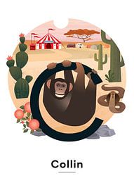 Name poster Collin by Hannah Barrow