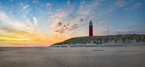 Eierland Texel Leuchtturm Sonnenaufgang von Texel360Fotografie Richard Heerschap