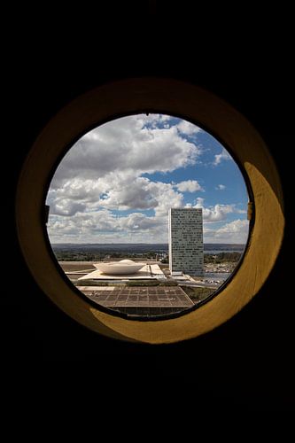 Brasilian parliament seen from above