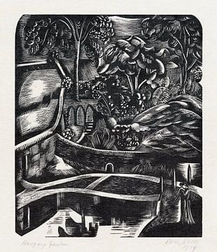 Hangende tuin, Paul Nash - 1924
