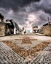 Strandoprit van Arromanches, Normandië, Frankrijk. van Harrie Muis thumbnail