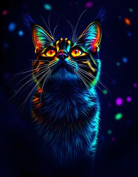 Neon kat van D-Sphere