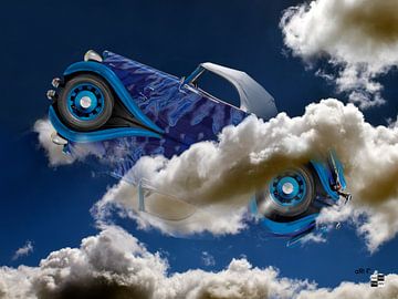 Citroën Traction Avant Cabrio Tweeling in de wolken van aRi F. Huber