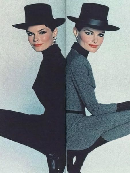 Supermodel Twins by Franka Poulain