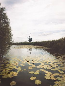 Moulin au bord de l'eau sur Van Renselaar Fotografie