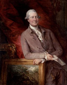 Portret van James Christie, Thomas Gainsborough