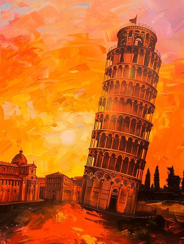 De scheve toren van Pisa