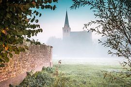 Dutch landscape and the village of 't Woudt by Original Mostert Photography