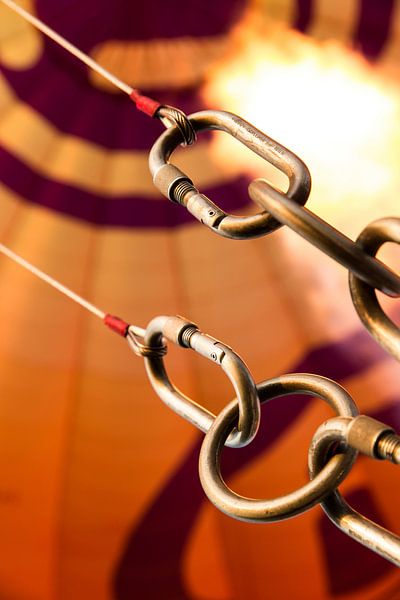Heißluftballon von Saranda in t Veld Fotografie