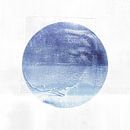 Modern Japandi Moon Abstraction in soft colours by FRESH Fine Art thumbnail