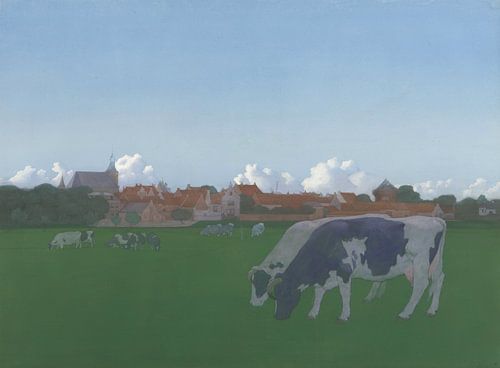 Gezicht op Hattem, Jan Voerman