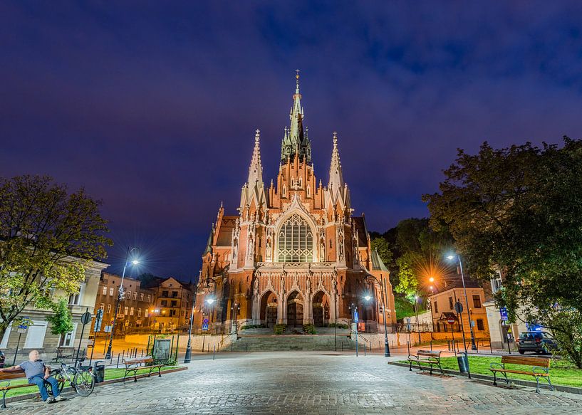 De Sint Joseph Kerk in Krakau Polen par Lex van Doorn