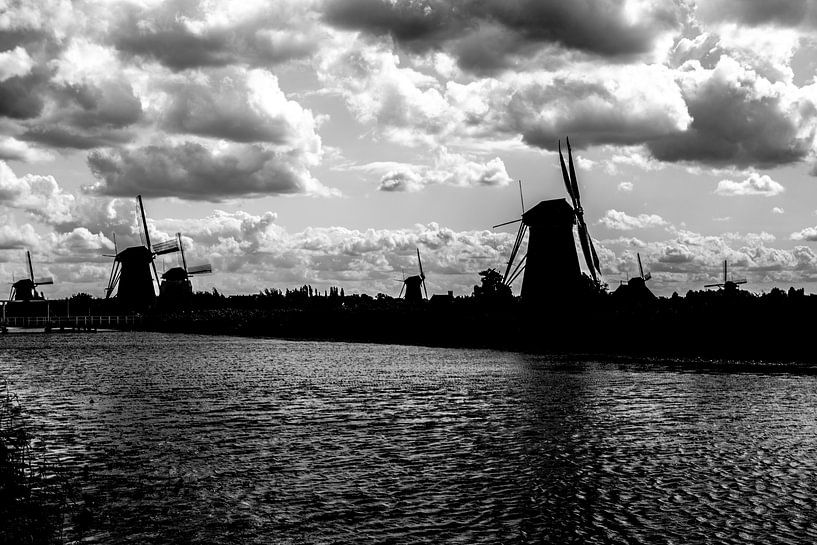 Windmills at the Kinderdijk by Brian Morgan