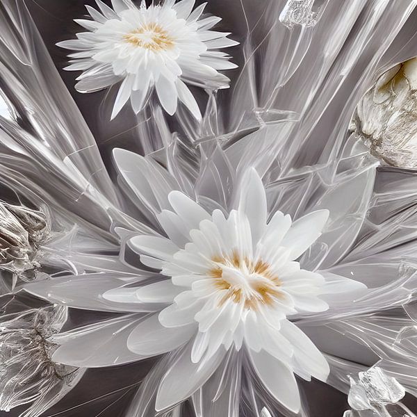Bevroren Bloemen II - ijsbreker van Lily van Riemsdijk - Art Prints with Color