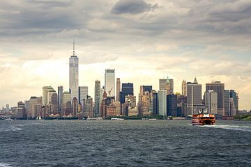 Skyline New York (2:3) in kleur van Lolke Bergsma