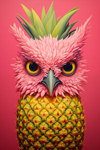 Ananas Eule für die Küche