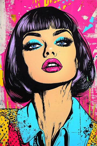De mysterieuze vrouw in de popart