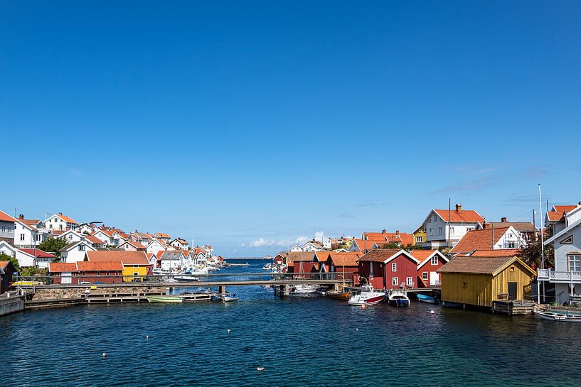 View of the village Gullholmen in Sweden by Rico Ködder